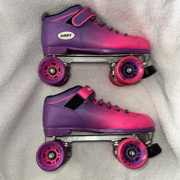 Riedell Pink and Purple Roller Skates - Picture 5 of 9